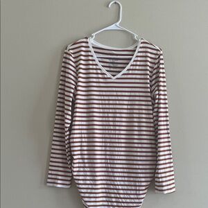Striped Long Sleeve Top